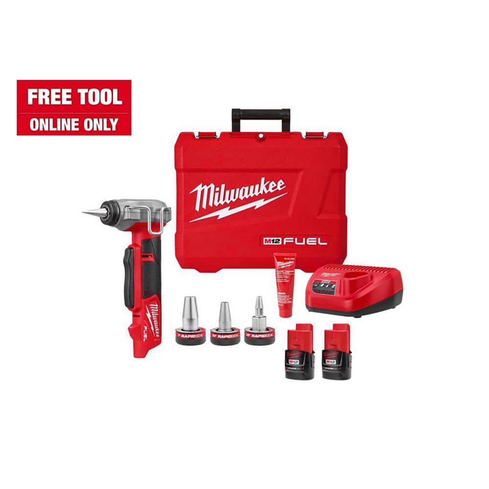 M12 FUEL ProPEX Expander Tool Kit with 1/2 in. - 1 in. RAPID SEAL ProPEX