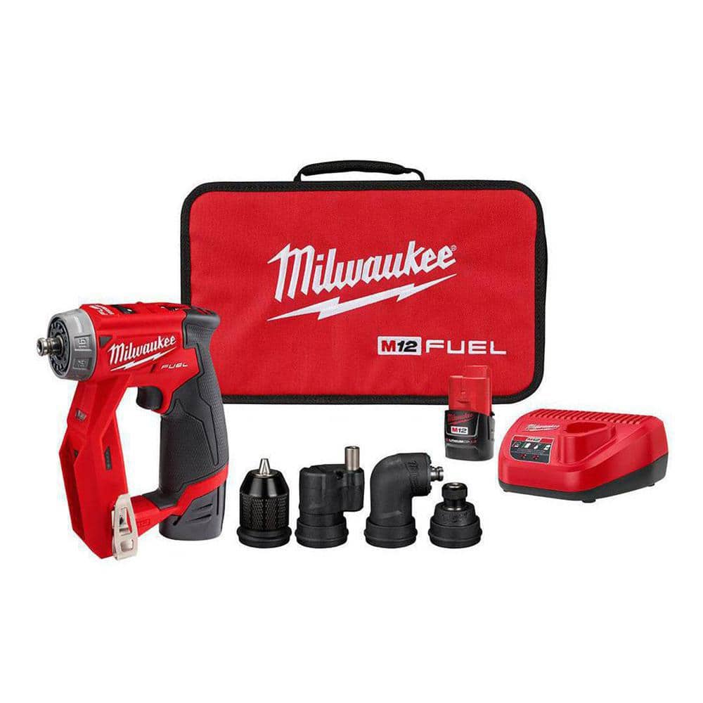 M12 FUEL 12V Lithium-Ion Brushless Cordless 4-in-1 Installation 3/8 in. Drill
