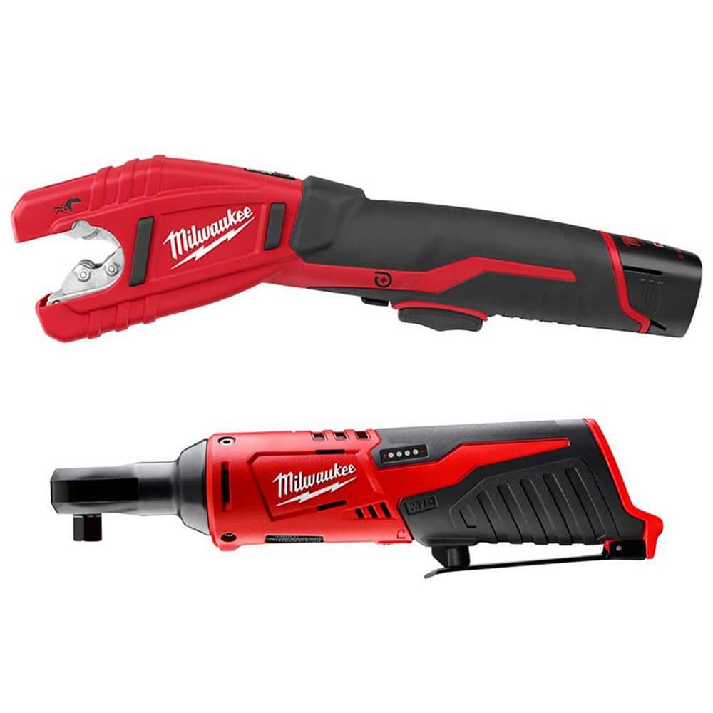 M12 12V Lithium-Ion Cordless Copper Tubing Cutter Kit with 1.5 Ah Battery,