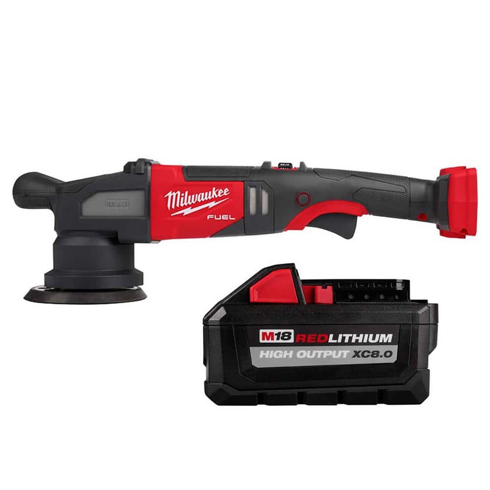 M18 FUEL18V Lithium-Ion Brushless Cordless 15MM DA Polisher (Tool-Only) w/HIGH