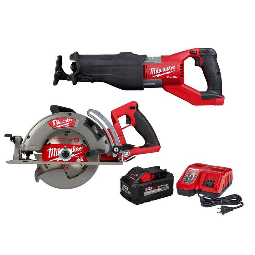 M18 FUEL 18V Lithium-Ion Brushless Cordless Super SAWZALL w/7-1/4 in. Circ Saw