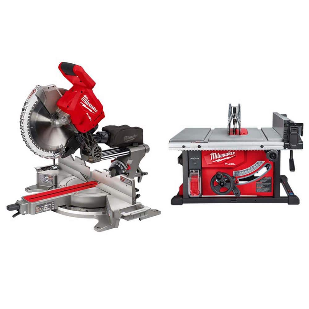 M18 FUEL 18V Lithium-Ion Brushless 12 in. Cordless Dual Bevel Sliding Compound