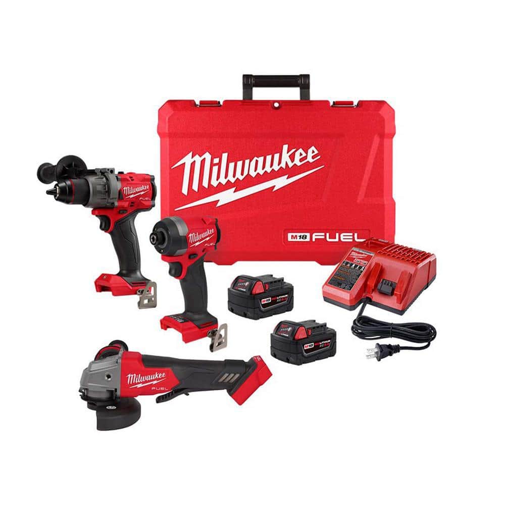 M18 FUEL 18-Volt Lithium-Ion Brushless Cordless Combo Kit 2-Tool with 2