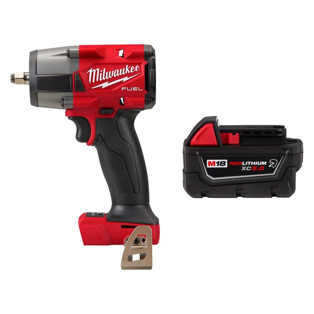 M18 FUEL GEN-2 18V Lithium-Ion Mid Torque Brushless Cordless 3/8 in. Impact w F