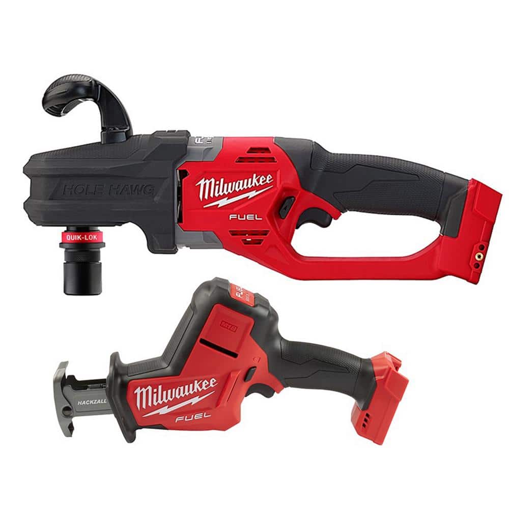 M18 FUEL 18V Lithium-Ion Brushless Cordless Hole Hawg 7/16 in. Right Angle