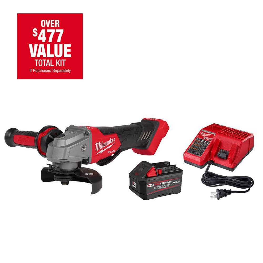 M18 Fuel 18V Lithium-Ion Brushless Cordless 4-1/2 in. /5 in. Grinder with