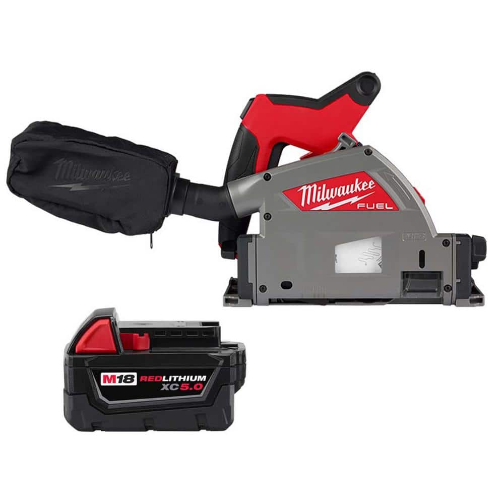 M18 FUEL 18V Lithium-Ion Cordless Brushless 6-1/2 in. Plunge Cut Track Saw
