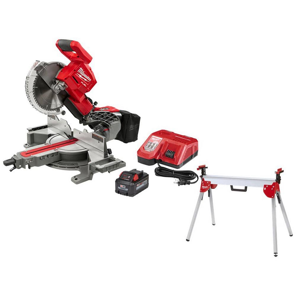 M18 FUEL 18V Lithium-Ion Brushless Cordless 10 in. Dual Bevel Sliding Compound