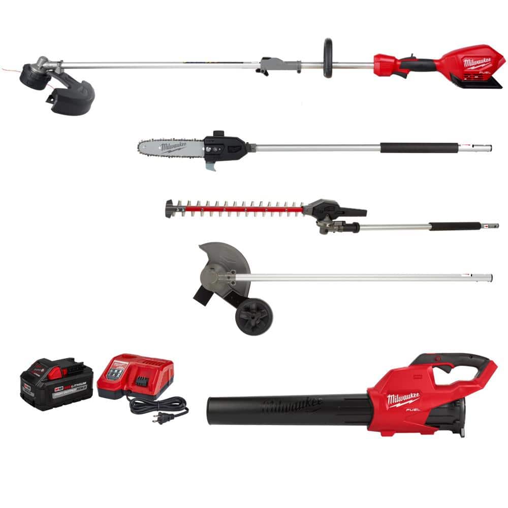 M18 FUEL 18V Lithium-Ion QUIK-LOK String Trimmer/Blower Combo Kit with Edger,