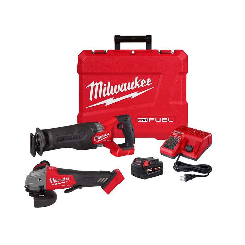 M18 FUEL 18V Lithium-Ion Brushless Cordless SAWZALL Reciprocating Saw Kit W/M18