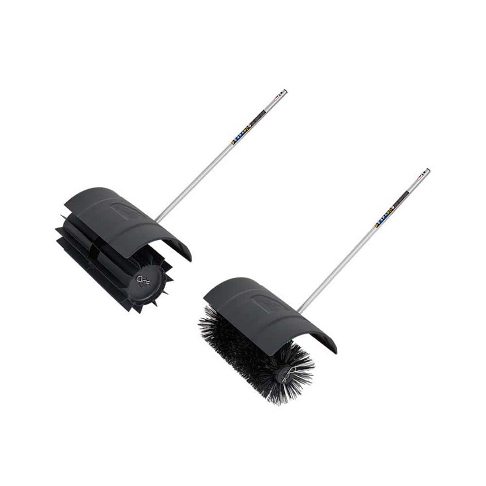 M18 FUEL QUIK-LOK Rubber Broom Attachment and M18 FUEL QUIK-LOK Bristle Brush