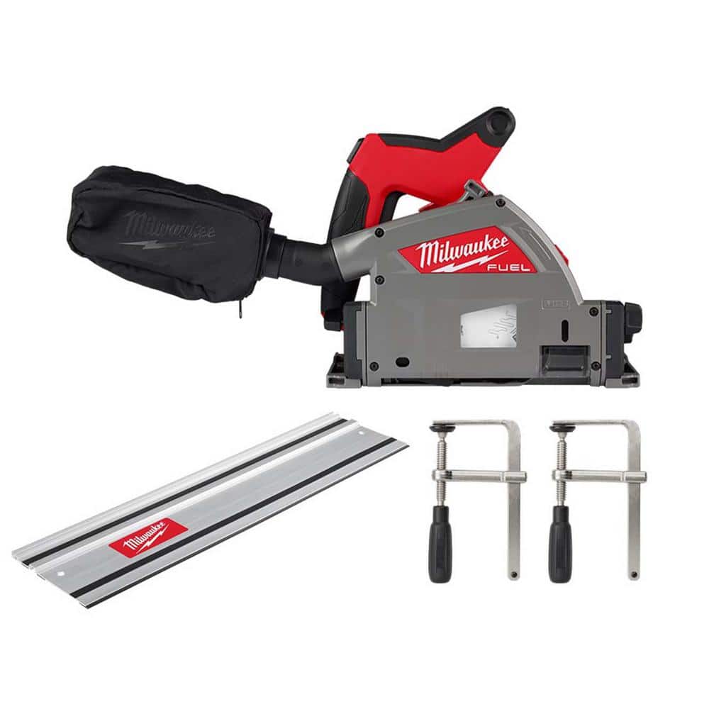 M18 FUEL 18V Li-Ion Cordless Brushless 6-1/2 in. Plunge Cut Track Saw with 31