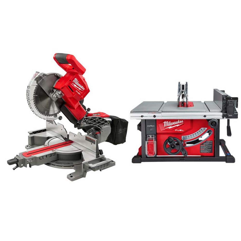 M18 FUEL 18V Lithium-Ion Brushless 10 in. Cordless Dual Bevel Sliding Compound