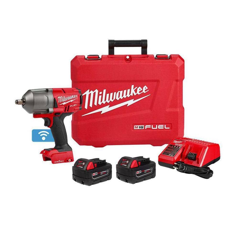 M18 FUEL ONE-KEY 18V Li-Ion Brushless Cordless 1/2 in. High-Torque Impact