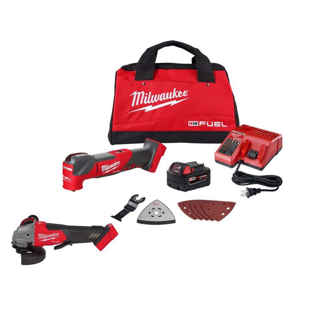 M18 FUEL 18V Lithium-Ion Cordless Brushless Oscillating Multi-Tool Kit w/M18