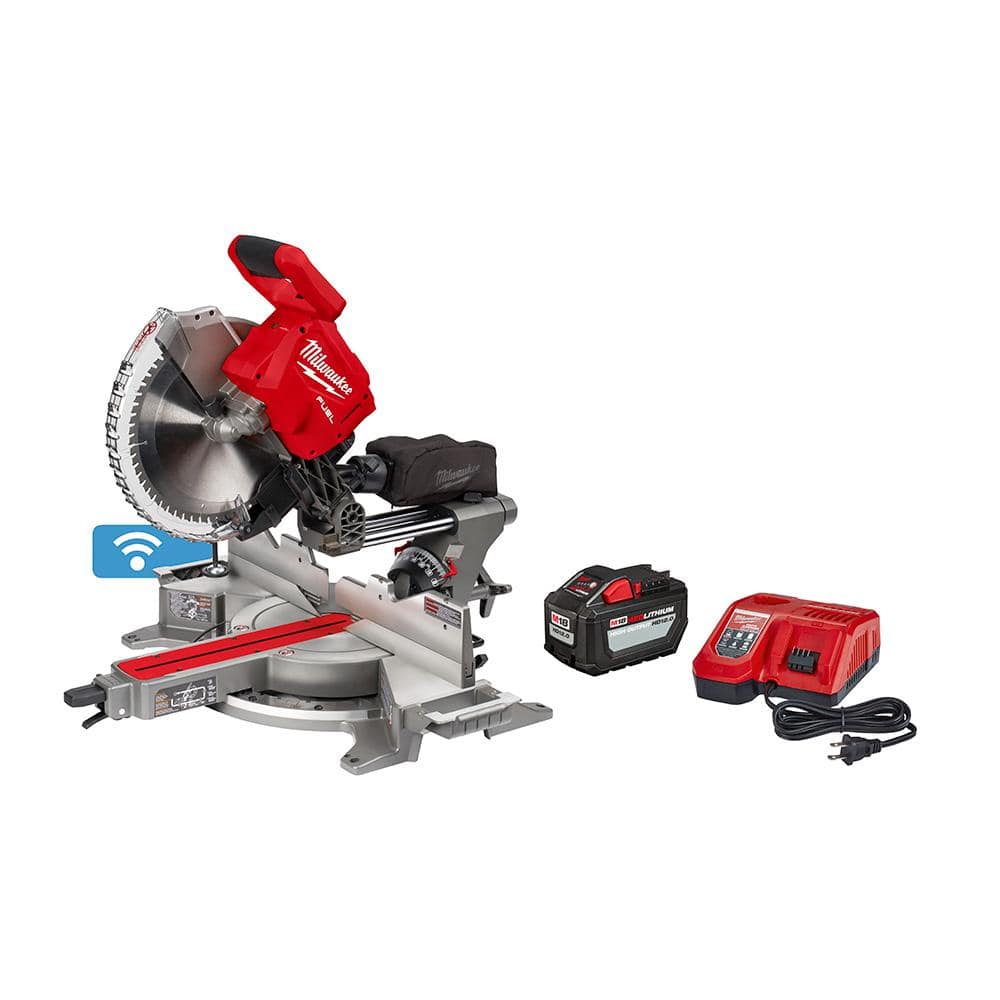 M18 FUEL 18V Lithium-Ion Brushless Cordless 12 in. Dual Bevel Sliding Compound