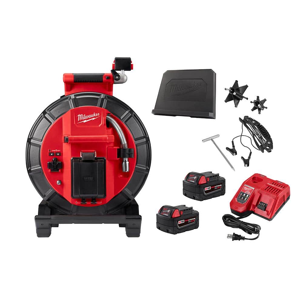 M18 18-Volt Lithium-Ion Cordless 120 ft. Pipeline Inspection System Image Reel