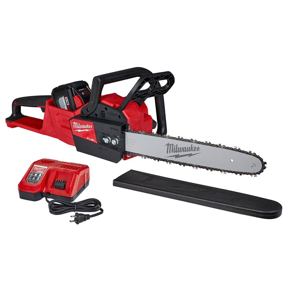 M18 FUEL 16 in. 18V Lithium-Ion Brushless Battery Chainsaw Kit with 12.0 Ah