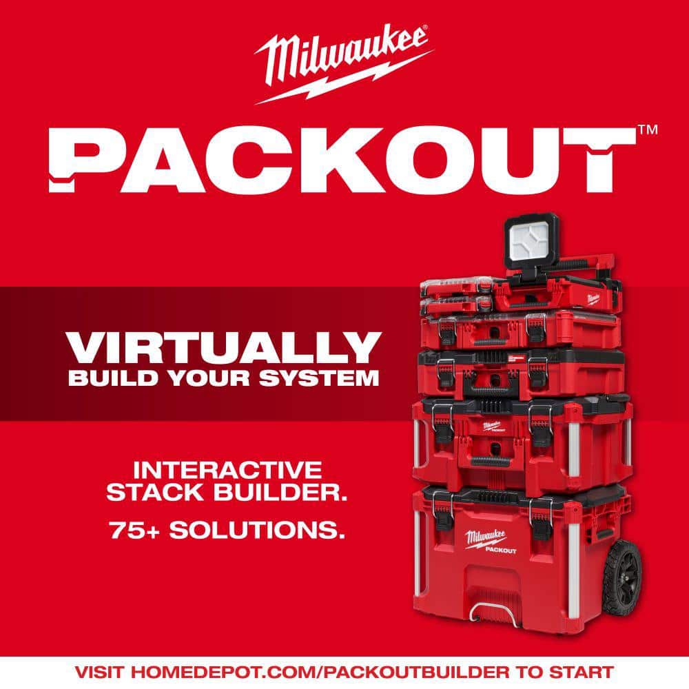 M18 18-Volt Lithium-Ion Cordless PACKOUT 3000 Lumens LED Light with Built-In