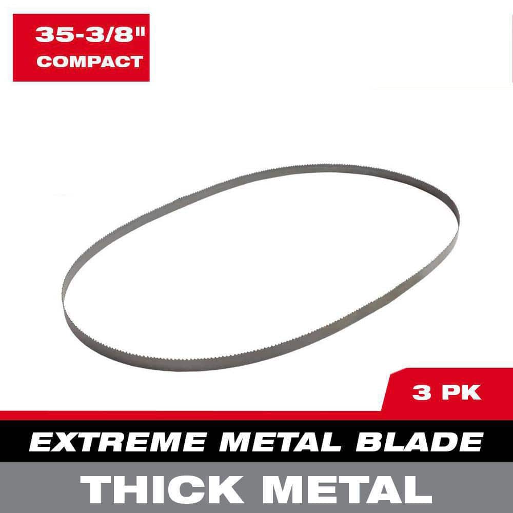 35-3/8 in. 8/10 TPI Compact Extreme Thick Metal Cutting Band Saw Blade (3-Pack)