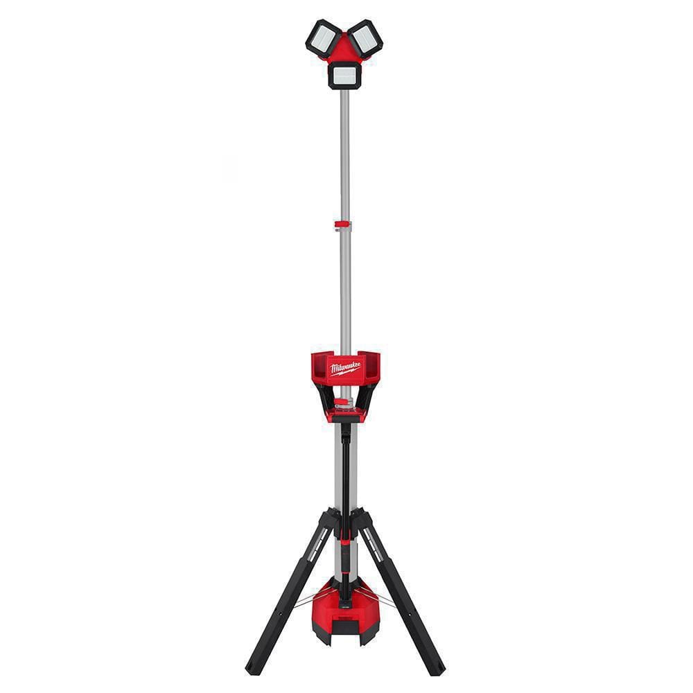 M18 18-Volt Lithium-Ion Cordless 6,000 Lumens Rocket Dual Power Tower Light