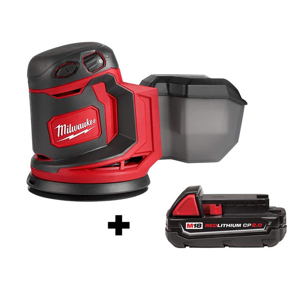 M18 18V Lithium-Ion Cordless 5 in. Random Orbit Sander with 2.0 Ah Compact