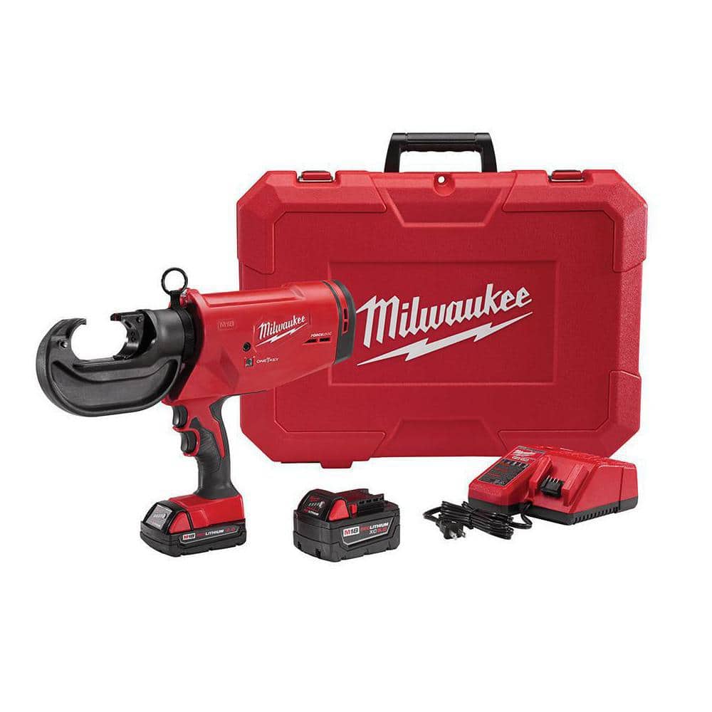 M18 18V Lithium-Ion Cordless FORCE LOGIC 750 MCM Crimper W/(2) Batteries,