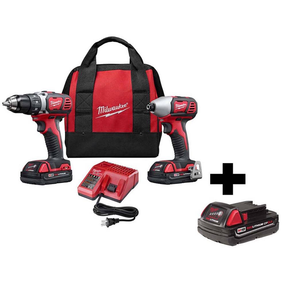 M18 18V Lithium-Ion Cordless Drill/Impact Driver Combo Kit (2-Tool) W/ M18