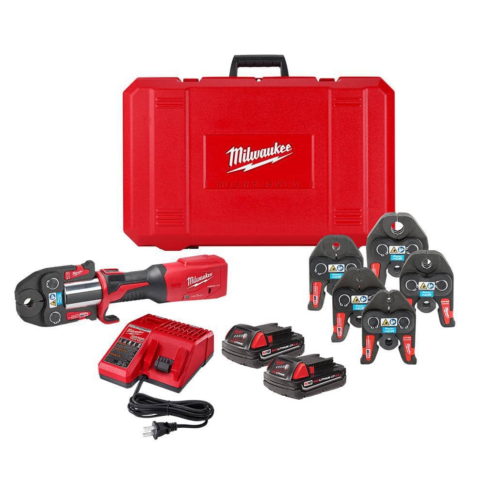 M18 18V Lithium-Ion Brushless Cordless FORCE LOGIC Press Tool Kit with 1/4 in.
