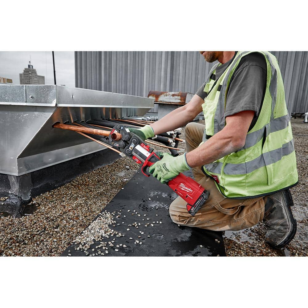 M18 18V Lithium-Ion Brushless Cordless FORCE LOGIC Press Tool Kit with 1/4 in. - 7/8 in. ACR Jaws (6-Jaws Included)